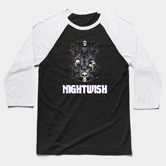 Nightwish Baseball T-Shirt by Maheswara.Momocats